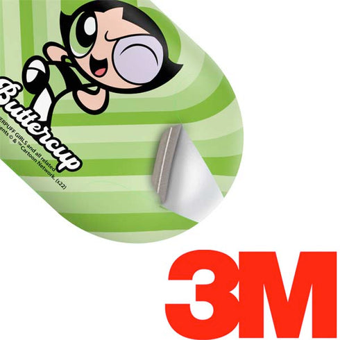 Cartoon Network Powerpuff Girls Buttercup Green Hearts Galaxy Buds Plus Skin